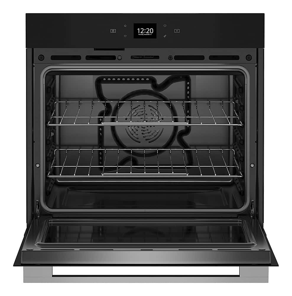 Whirlpool - 30" Smart Built-In Single Electric Wall Oven with Air Fry - Stainless Steel