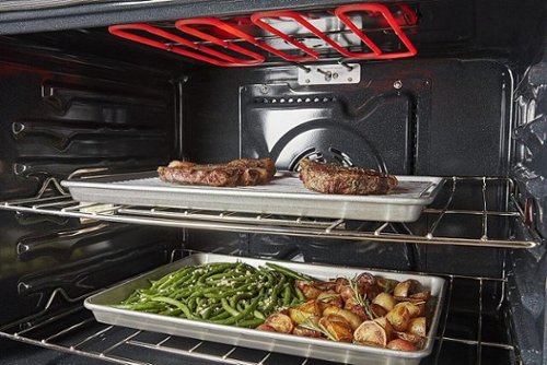 Whirlpool - 30" Smart Built-In Single Electric Wall Oven with Air Fry - Stainless Steel