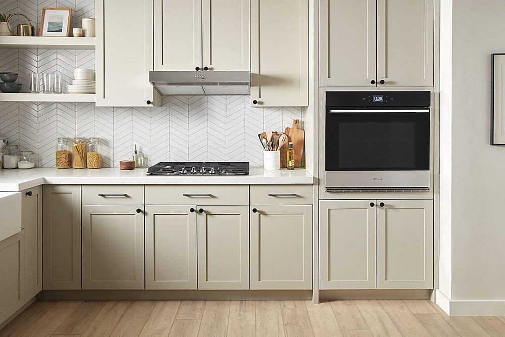 Whirlpool - 30" Smart Built-In Single Electric Wall Oven with Air Fry - Stainless Steel