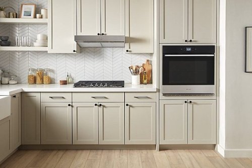Whirlpool - 30" Smart Built-In Single Electric Wall Oven with Air Fry - Stainless Steel