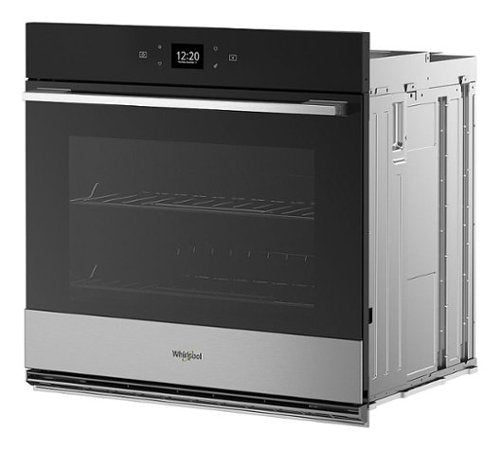 Whirlpool - 30" Smart Built-In Single Electric Wall Oven with Air Fry - Stainless Steel