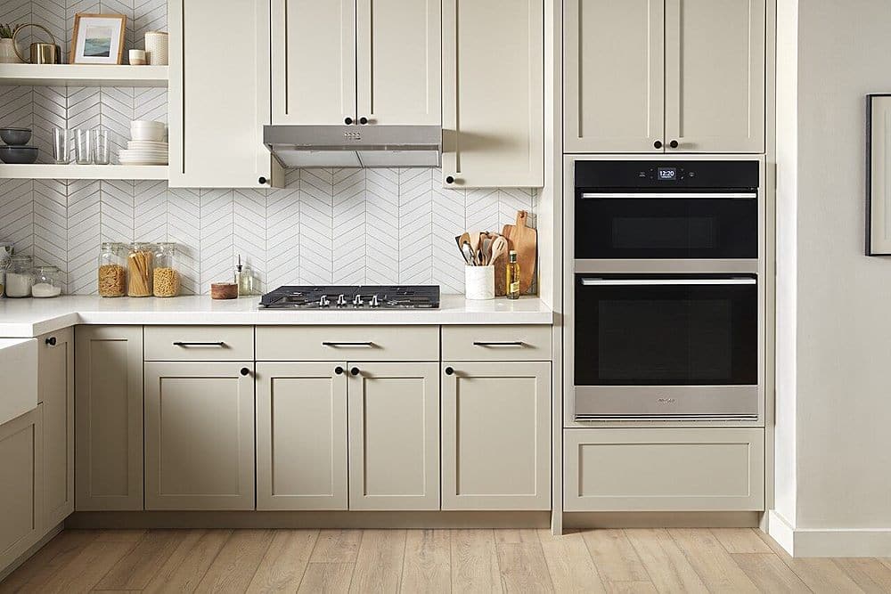 Whirlpool - 30" Smart Built-In Electric Combination Wall Oven with Air Fry - Stainless Steel