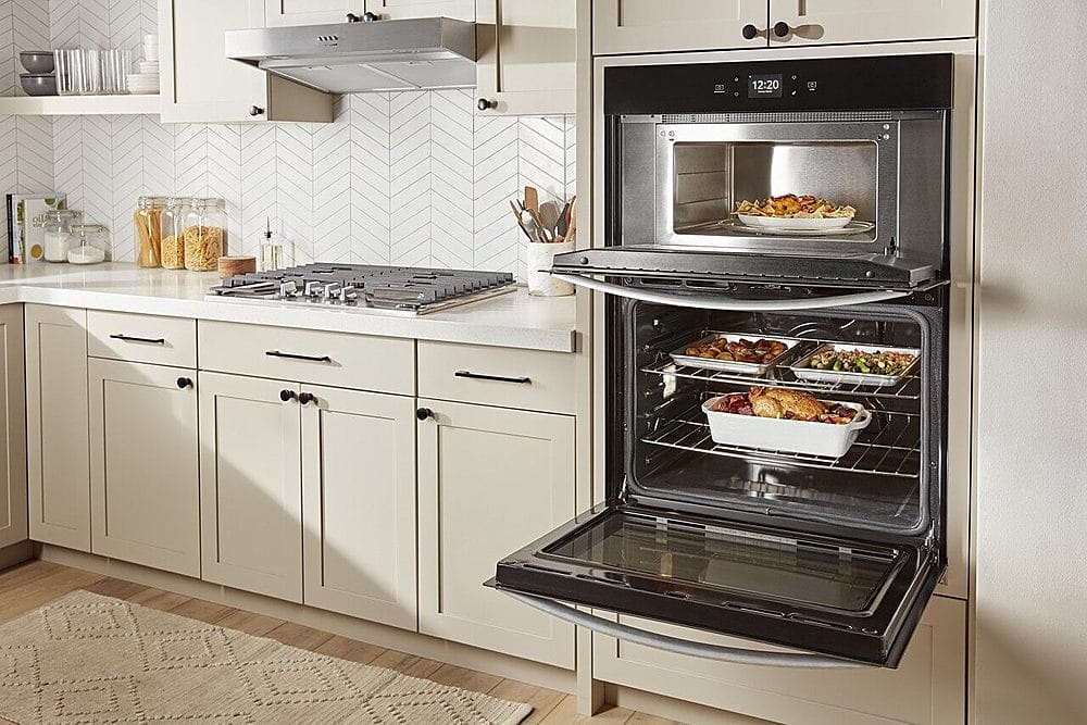 Whirlpool - 30" Smart Built-In Electric Combination Wall Oven with Air Fry - Stainless Steel