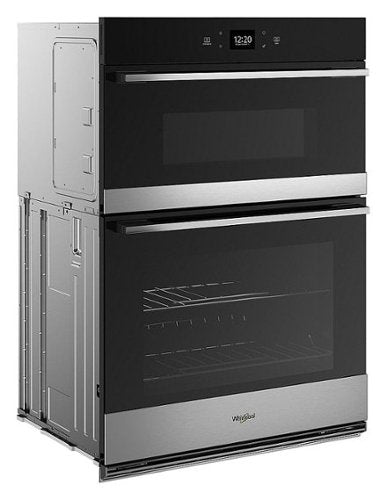 Whirlpool - 30" Smart Built-In Electric Combination Wall Oven with Air Fry - Stainless Steel