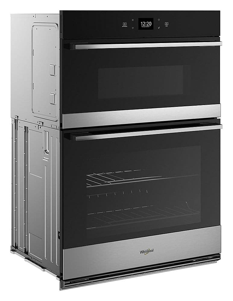 Whirlpool - 30" Smart Built-In Electric Combination Wall Oven with Air Fry - Stainless Steel