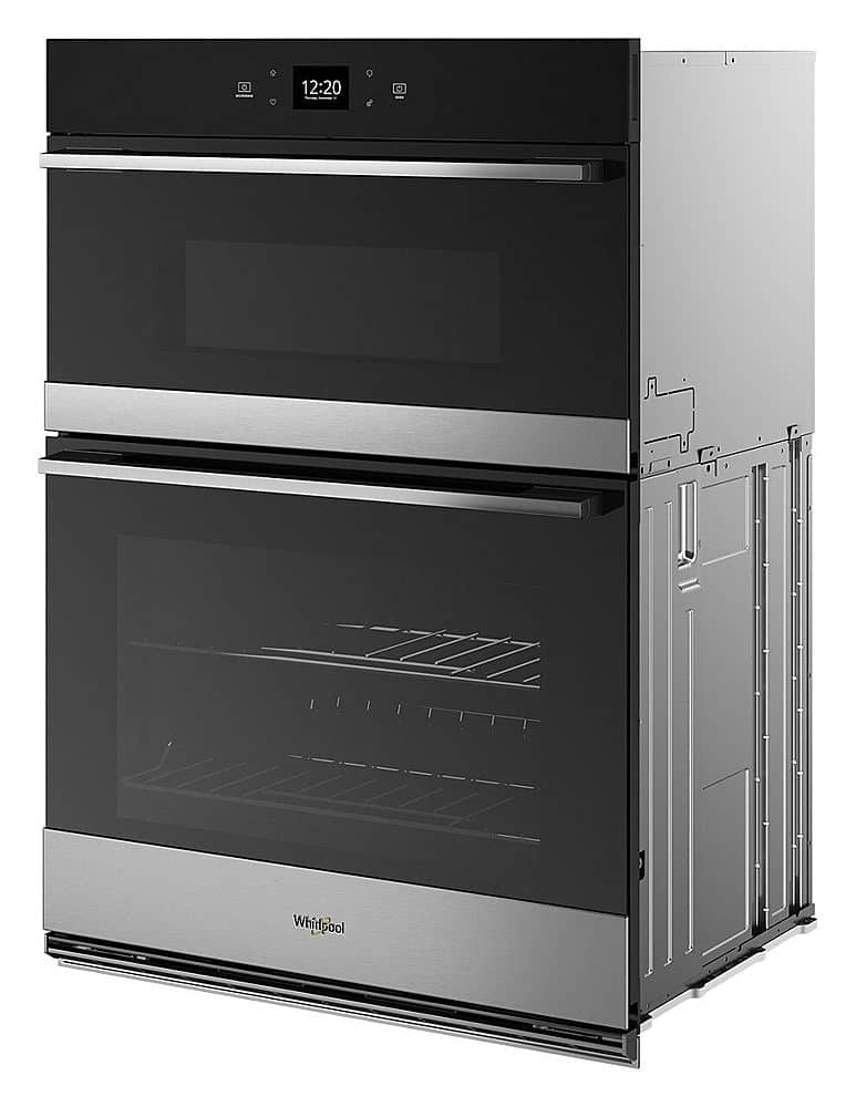 Whirlpool - 30" Smart Built-In Electric Combination Wall Oven with Air Fry - Stainless Steel