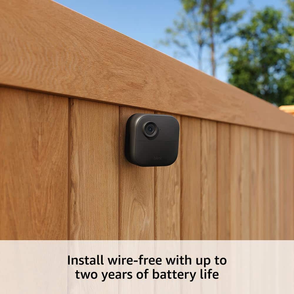 Blink - Add On Outdoor 4 Wireless 1080p Security Camera with Up to Two-year Battery Life (Sync Module Required) - Black