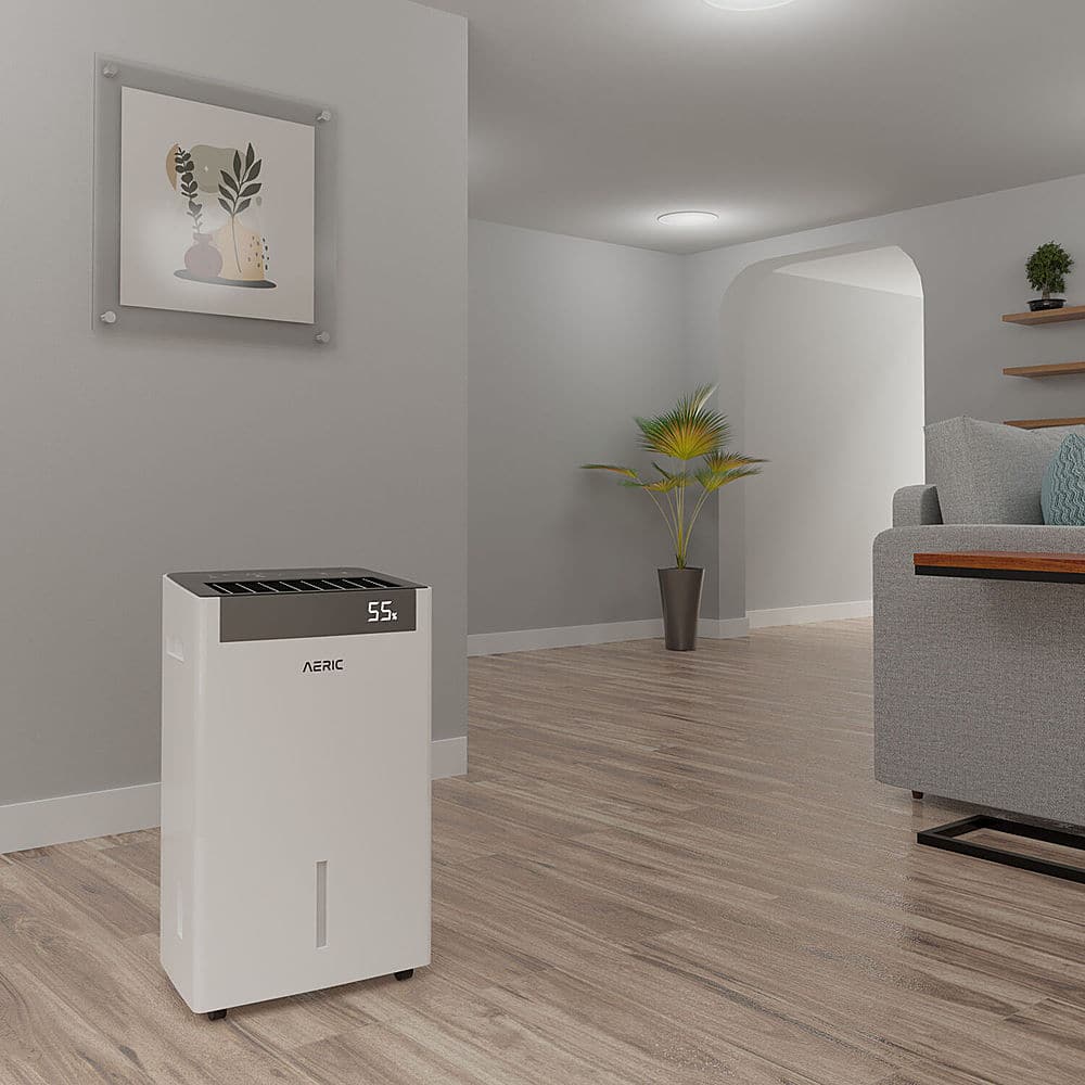 Aeric - 50 Pint Dehumidifier - White