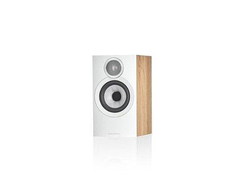 Bowers & Wilkins - 607 S3 Series Bookshelf Speaker with 1" Tweeter and 5" Midbass (Pair) - Oak