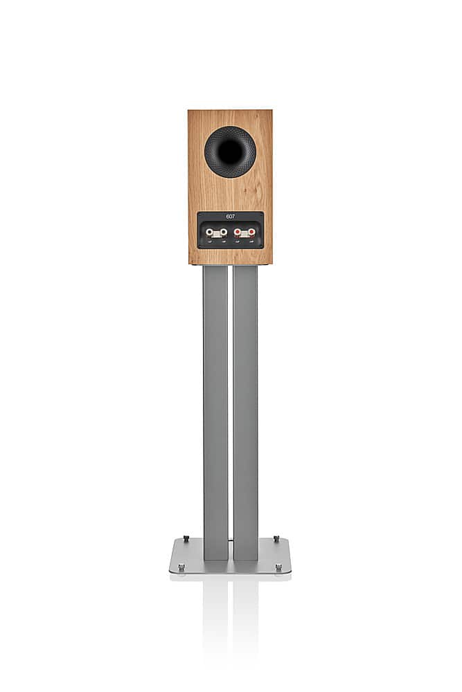 Bowers & Wilkins - 607 S3 Series Bookshelf Speaker with 1" Tweeter and 5" Midbass (Pair) - Oak