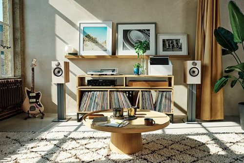 Bowers & Wilkins - 607 S3 Series Bookshelf Speaker with 1" Tweeter and 5" Midbass (Pair) - Oak