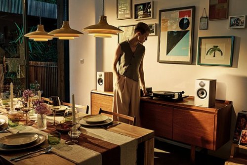 Bowers & Wilkins - 607 S3 Series Bookshelf Speaker with 1" Tweeter and 5" Midbass (Pair) - Oak