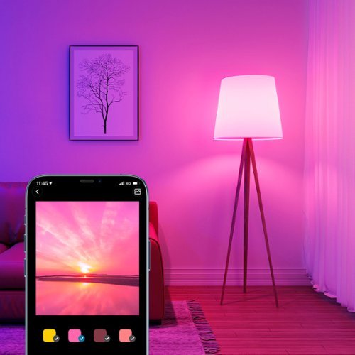 Govee - A19 800 Lumens Smart LED Bulb (4-Pack) - Multi