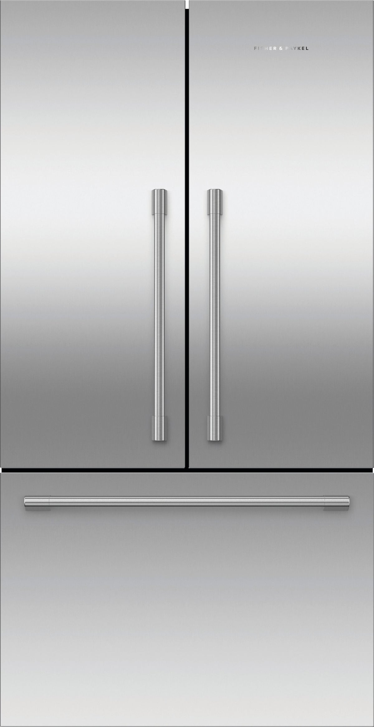 Fisher & Paykel - 36 in. Wide Active Smart 20.1 Cu Ft French Door Refrigerator with Ice - Stainless Steel