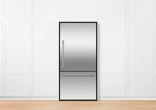 Fisher & Paykel - 36 in. Wide Active Smart 17.1 Cu Ft Bottom Freezer Refrigerator with Ice - Stainless Steel