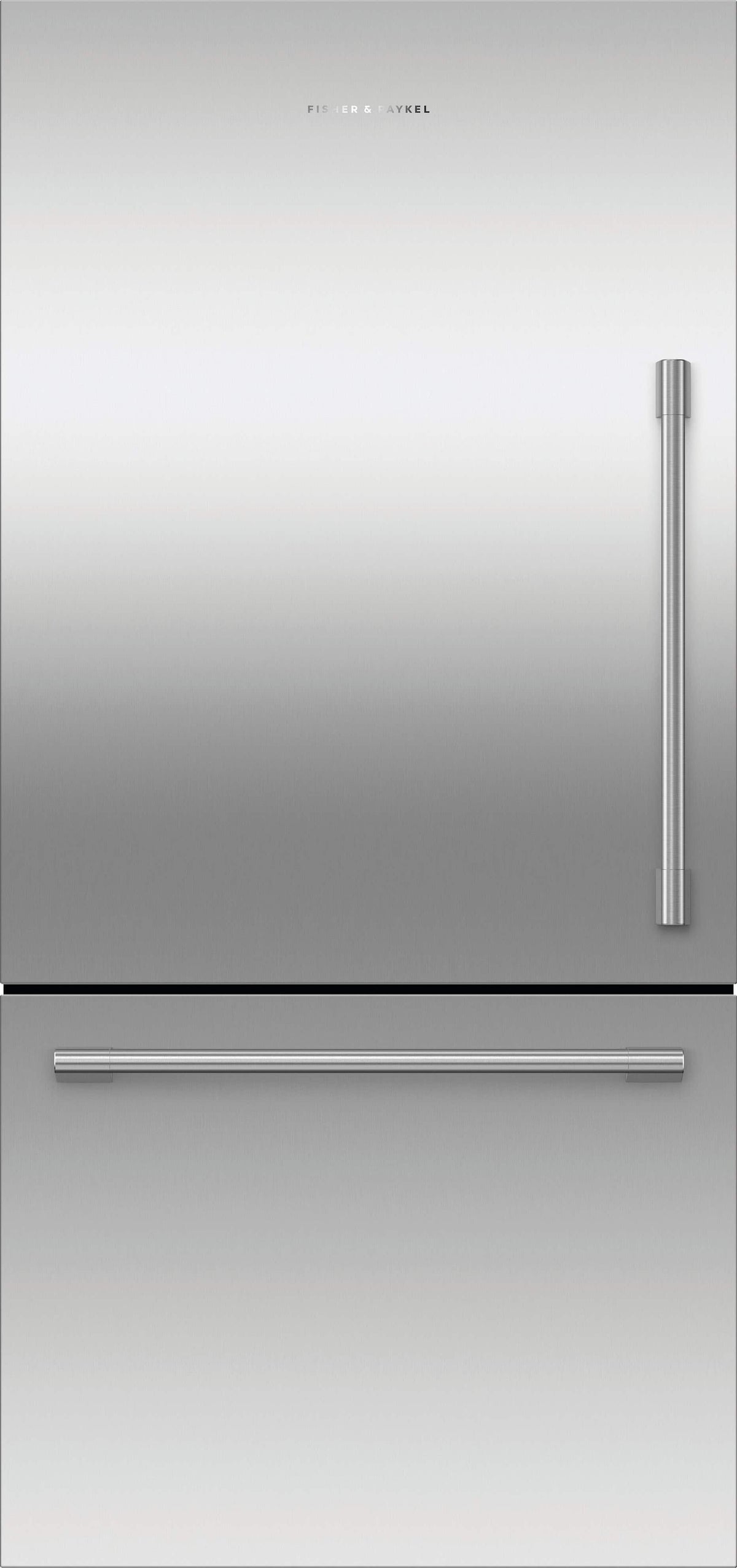 Fisher & Paykel - Active Smart 17.1 Cu Ft Bottom Freezer Refrigerator with Ice - Stainless Steel