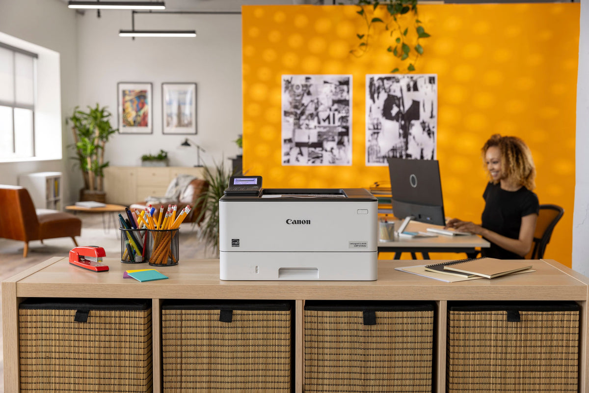 Canon - imageCLASS LBP246dw Wireless Black-and-White Laser Printer - White