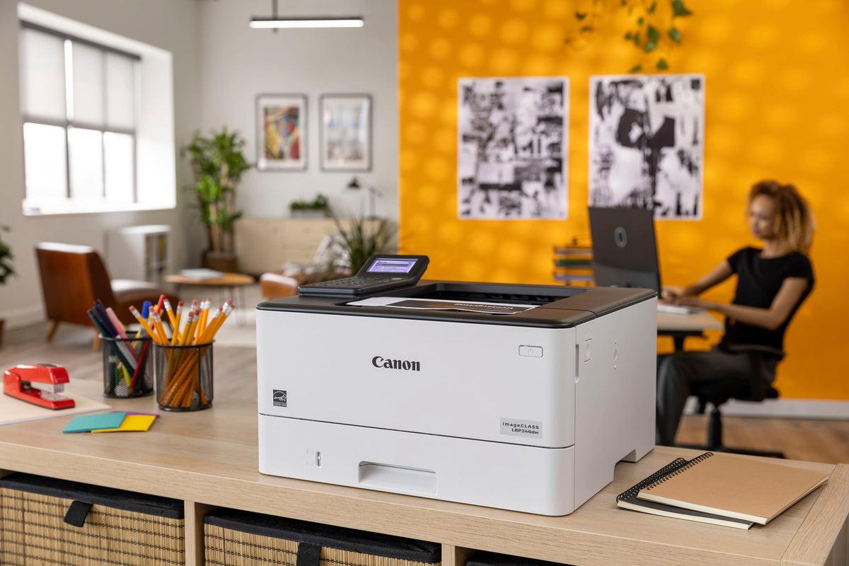 Canon - imageCLASS LBP246dw Wireless Black-and-White Laser Printer - White
