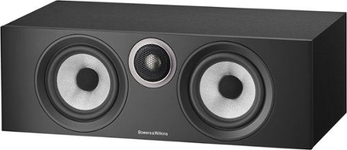 Bowers & Wilkins - HTM6 S3 Series 2-way Center Channel w/ dual 5" midbass (Each) - Black