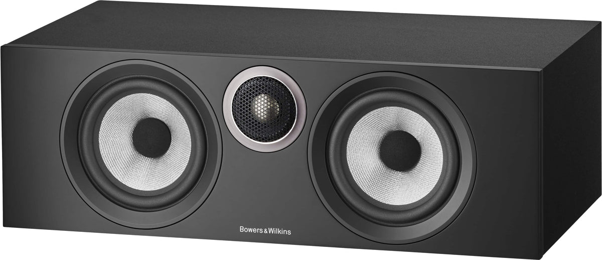 Bowers & Wilkins - HTM6 S3 Series 2-way Center Channel w/ dual 5" midbass (Each) - Black