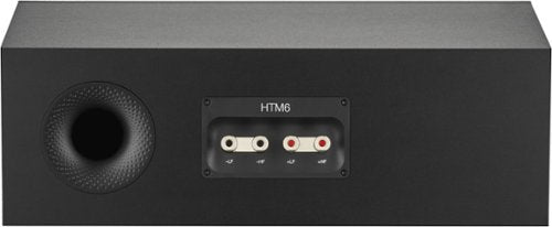 Bowers & Wilkins - HTM6 S3 Series 2-way Center Channel w/ dual 5" midbass (Each) - Black
