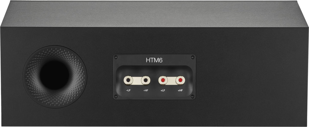 Bowers & Wilkins - HTM6 S3 Series 2-way Center Channel w/ dual 5" midbass (Each) - Black