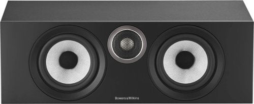 Bowers & Wilkins - HTM6 S3 Series 2-way Center Channel w/ dual 5" midbass (Each) - Black