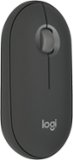 Logitech - Pebble Mouse 2 M350s Slim Lightweight Wireless Bluetooth Optical Silent Ambidextrous Mouse with Customizable Buttons - Wireless - Graphite