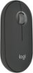 Logitech - Pebble Mouse 2 M350s Slim Lightweight Wireless Bluetooth Optical Silent Ambidextrous Mouse with Customizable Buttons - Wireless - Graphite