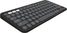 Logitech - Pebble Keys 2 Slim TKL Wireless Scissor Keyboard for Windows, macOS, iPadOS, Chrome - Graphite