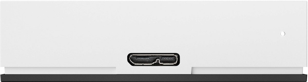 Seagate - Game Drive for PlayStation Consoles 5TB External USB 3.2 Gen 1 Portable Hard Drive with Blue LED Lighting - White