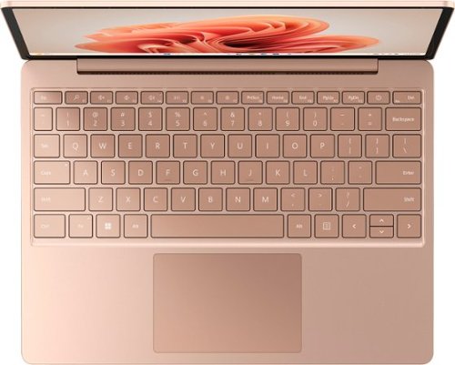 Microsoft - Geek Squad Certified Refurbished Surface Laptop Go 3 - 12.4" Touch-Screen - Intel Core i5 with 8GB Memory - Sandstone