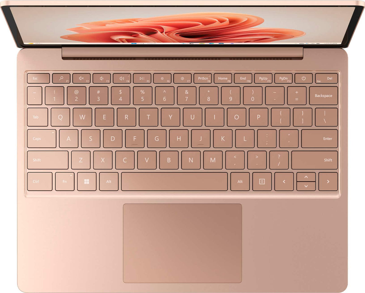 Microsoft - Geek Squad Certified Refurbished Surface Laptop Go 3 - 12.4" Touch-Screen - Intel Core i5 with 8GB Memory - Sandstone