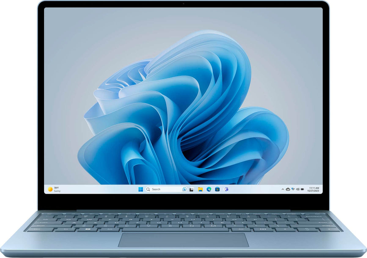 Microsoft - Geek Squad Refurbished Good - Surface Laptop Go 3 - 12.4" Touch-Screen - Intel Core i5 with 8GB Memory - 256 Storage - Ice Blue