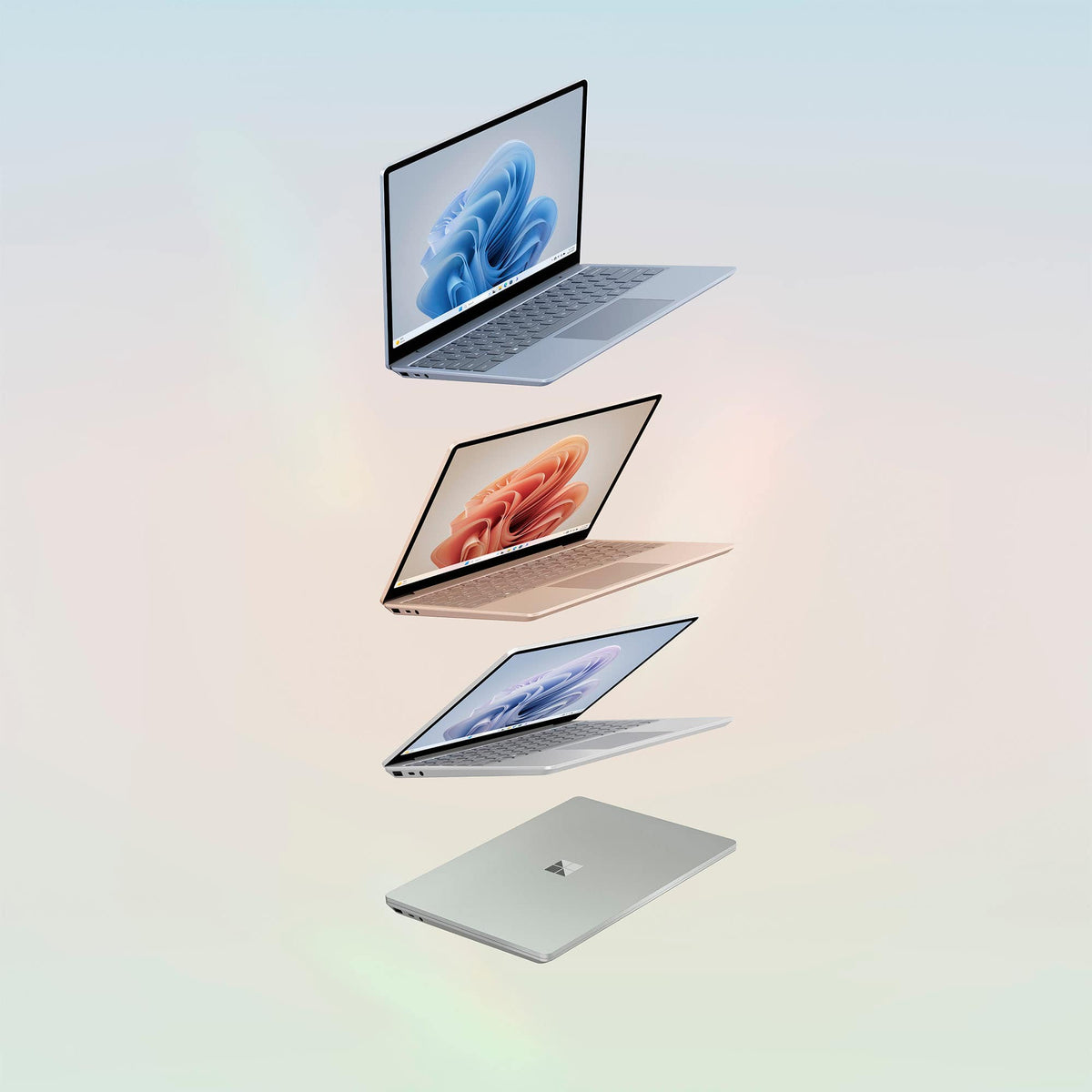 Microsoft - Geek Squad Refurbished Good - Surface Laptop Go 3 - 12.4" Touch-Screen - Intel Core i5 with 8GB Memory - 256 Storage - Ice Blue