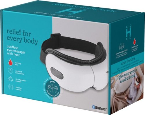 Homedics - Cordless Eye Massager with Heat - White