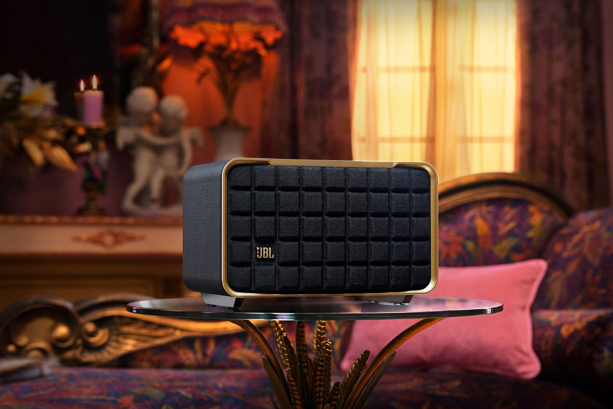 JBL - Authentics 200 Smart Home Speaker - Black