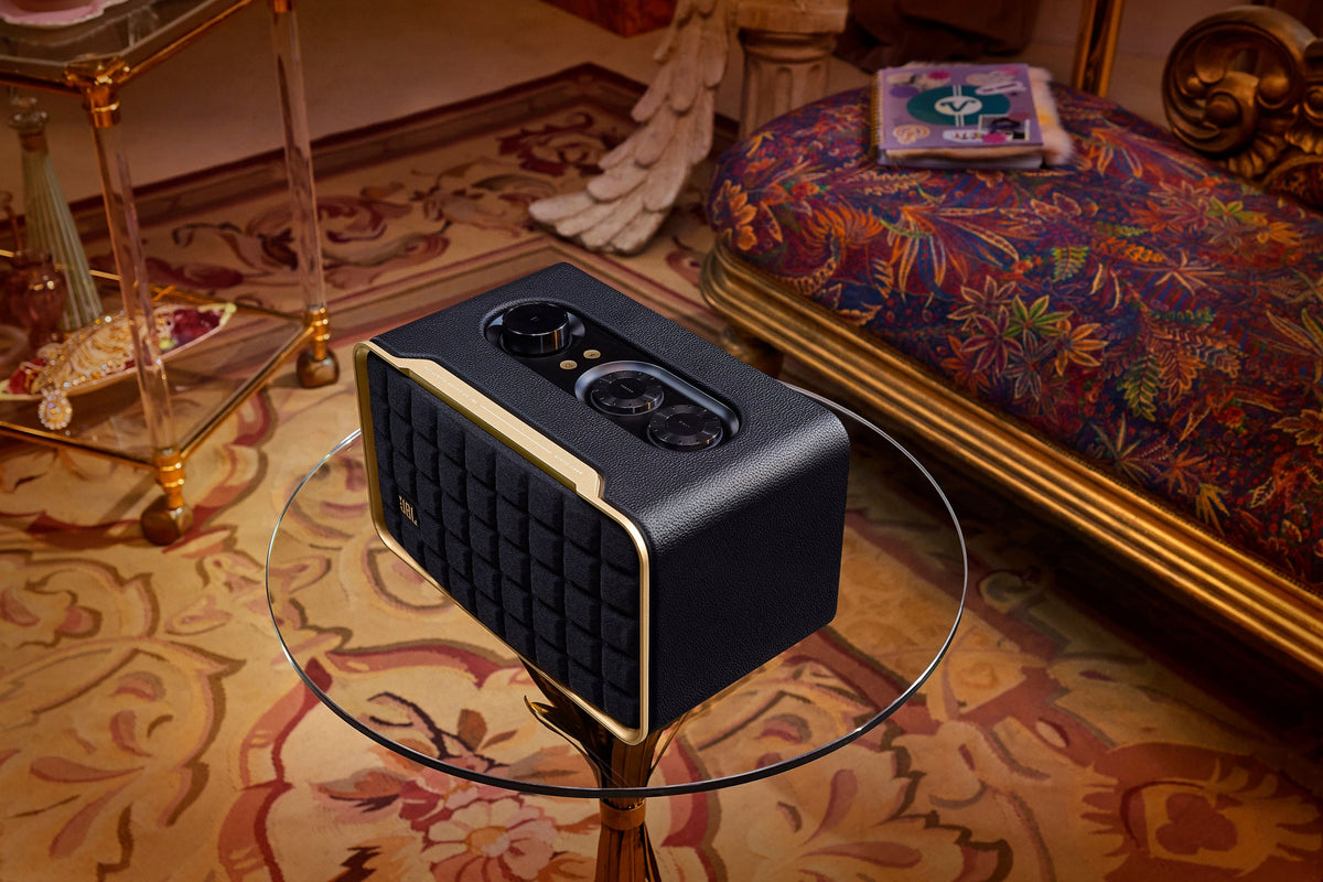 JBL - Authentics 200 Smart Home Speaker - Black
