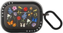 CASETiFY - AirPods Pro (2nd Generation) Bounce Case - Matte Charcoal with Ditsy Florals