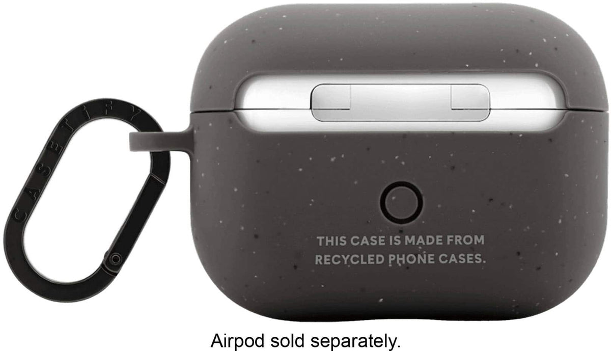 CASETiFY - AirPods Pro (2nd Generation) Bounce Case - Matte Charcoal with Ditsy Florals