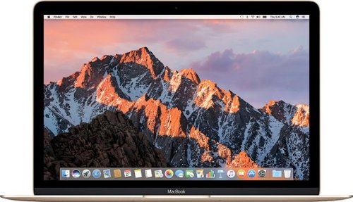 Apple - Geek Squad Certified Refurbished Macbook - 12" Display - Intel Core M3 - 8GB Memory - 256GB Flash Storage - Gold