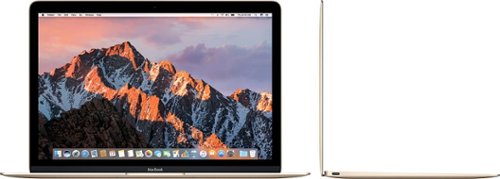 Apple - Geek Squad Certified Refurbished Macbook - 12" Display - Intel Core M3 - 8GB Memory - 256GB Flash Storage - Gold