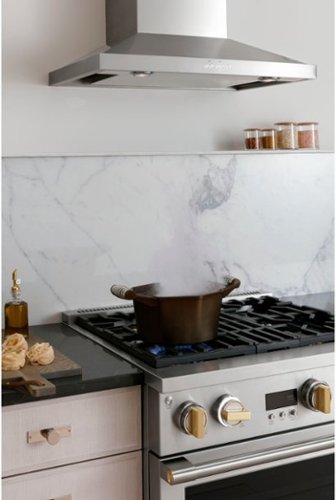Monogram - 30 inches - Convertible - Wall Range Hood - Stainless Steel