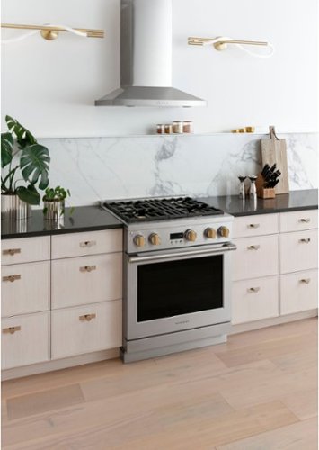 Monogram - 30 inches - Convertible - Wall Range Hood - Stainless Steel