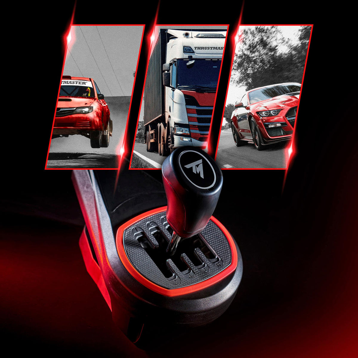 Thrustmaster - TH8S Shifter Add-On - Black