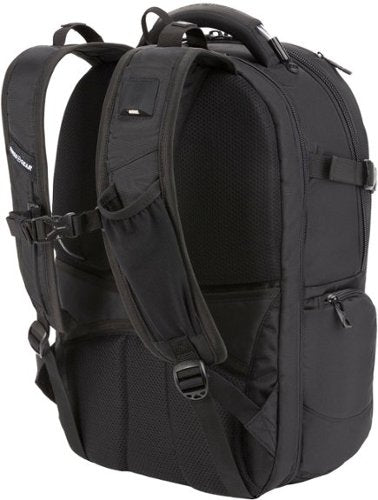 SwissGear - Commander USB ScanSmart Laptop Backpack - Black