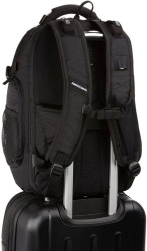 SwissGear - Commander USB ScanSmart Laptop Backpack - Black