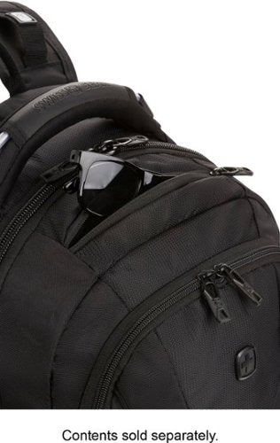 SwissGear - Commander USB ScanSmart Laptop Backpack - Black