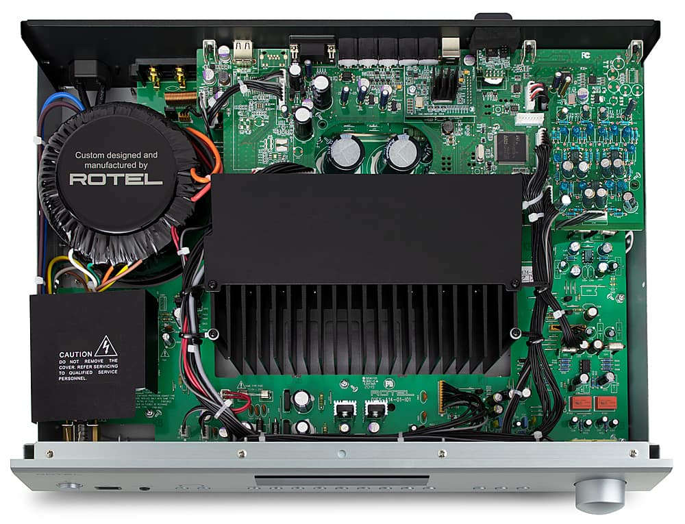 Rotel - A12MKII 60W 2-Ch Integrated Stereo Amplifier - Black