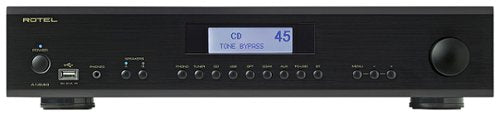 Rotel - A14MKII 80W 2-Ch Integrated Stereo Amplifier - Black